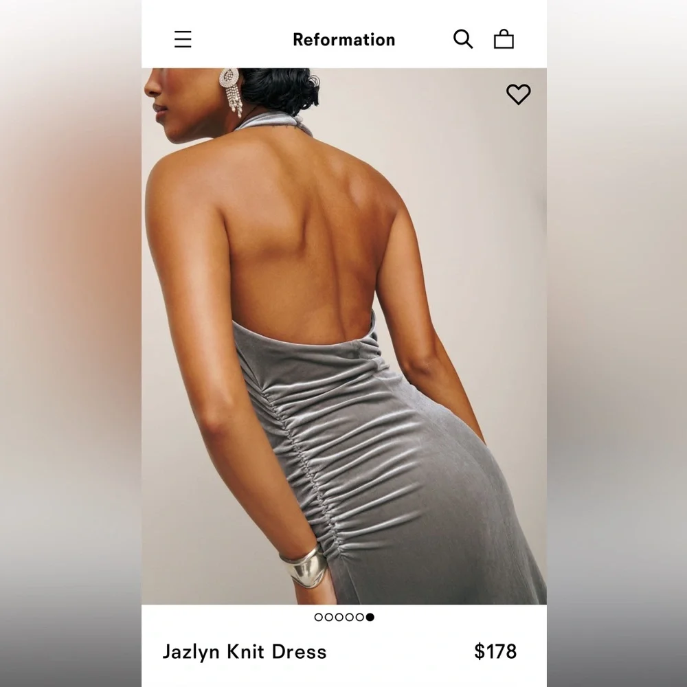 Reformation Jazlyn Knit Dress - Picture 2 of 3